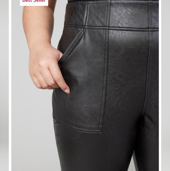 Spanx Leather Like Jogger - Picture 2 of 5